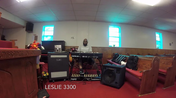 Nord C2D Demo - Leslie 3300 vs. Roland KC550