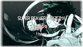 (1 hour) 나의 히어로 아카데미아 6기 OP - SUPER BEAVER_ 한결같이 (ひたむき) [자막,발음]