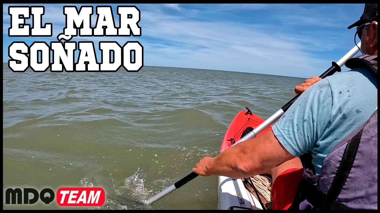 Pesca en kayak en un MAR SOÑADO MDQTeam