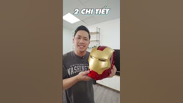 SỰ KHÁC BIỆT GIỮA MŨ IRON MAN 2 TRIỆU vs MŨ IRON MAN 8 TRIỆU !! #shorts