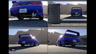 I Made a Fully Adjustable Cannon Exhaust for the Ibishu BX | BeamNG.drive