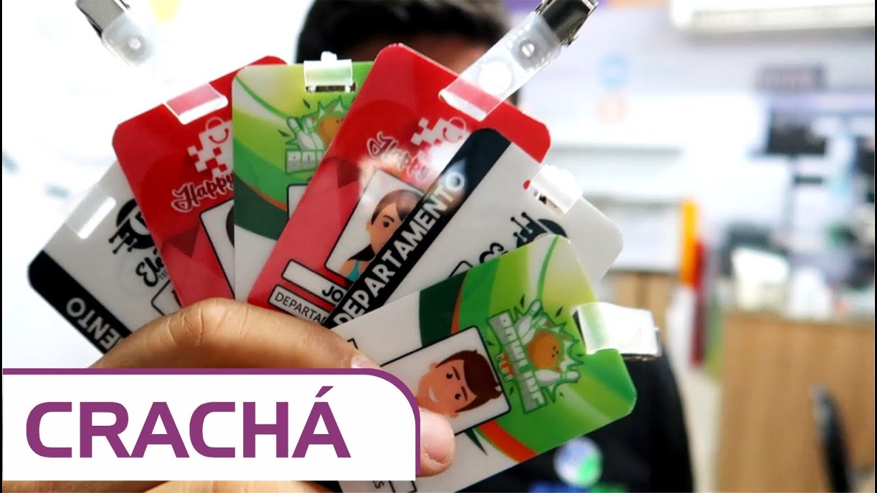 #Tutorial - Crachá com plastificação Polaseal