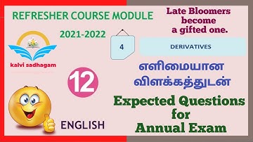 12th English Refresher Course Module 2021 || Derivatives Exercise - 4 || புத்தாக்க பயிற்சி கட்டகம்