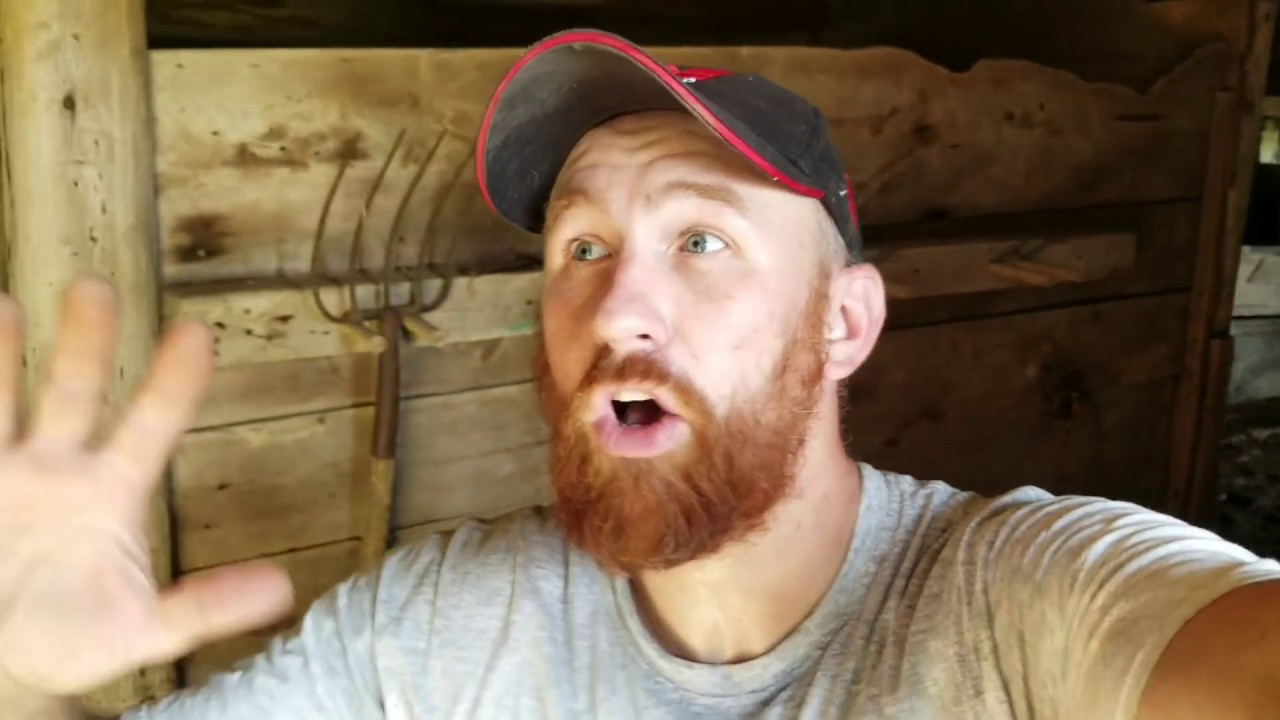 Exploring an 1800's abandoned haunted barn - YouTube