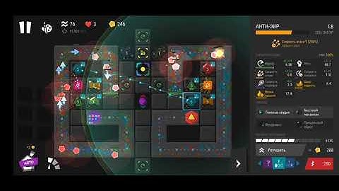 Android game "Infinitode 2" - Daily quest DQ11 - 55225 points (final part only)