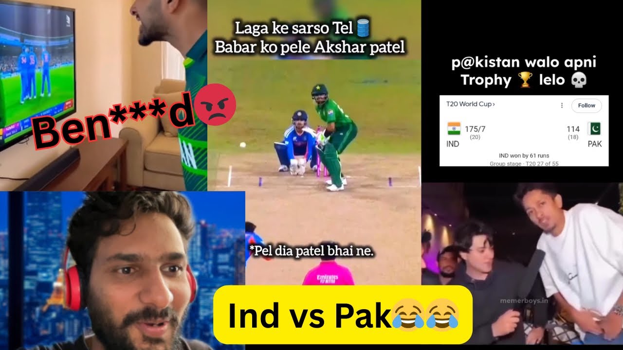Meme Reaction- India vs Pak t20 World Cup 🤣🤣