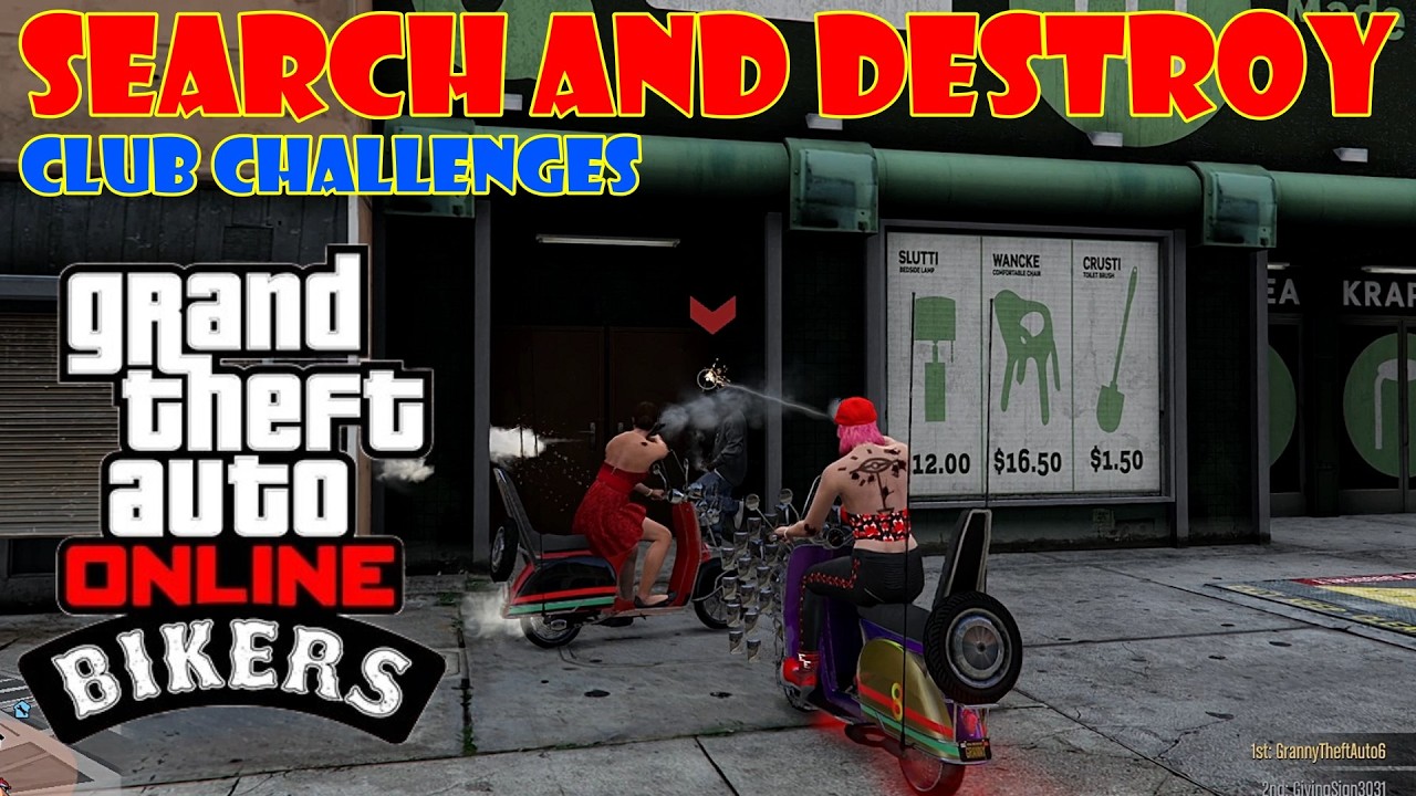 Search and Destroy 🚳 MC Club Challenges | Bikers • GTA 5 Online