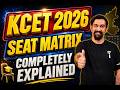 KCET 2026 SEAT MATRIX EXPLAINED in KANNADA | PUC Karnataka | Parikshe