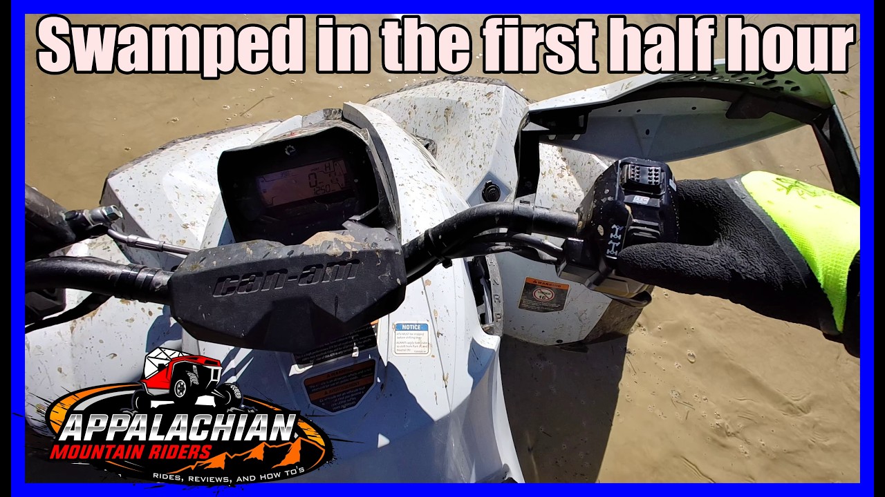 Tri County ATV Recreation and Rescue park with a Outlander HD7 and Renegade 1000! Part 1