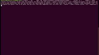 Docker course: Lecture 4 Runnning a random quotes container
