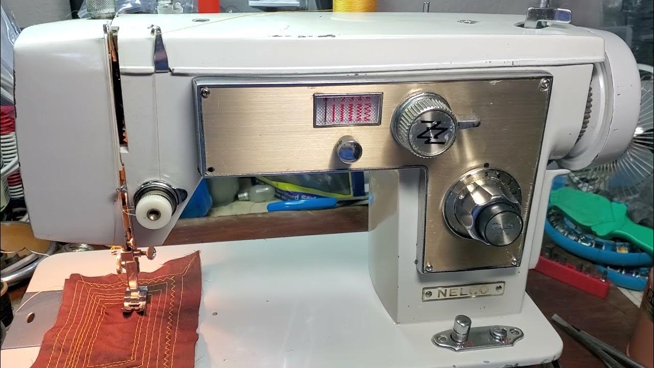 Nelco sewing machine demonstration. YouTube