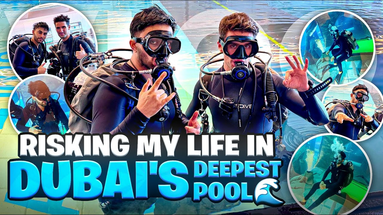Risking My Life in Dubai’s Deepest Pool | sameer mark