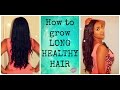 How to grow long healthy hair (HIP LENGTH)