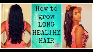 How to grow long healthy hair (HIP LENGTH)