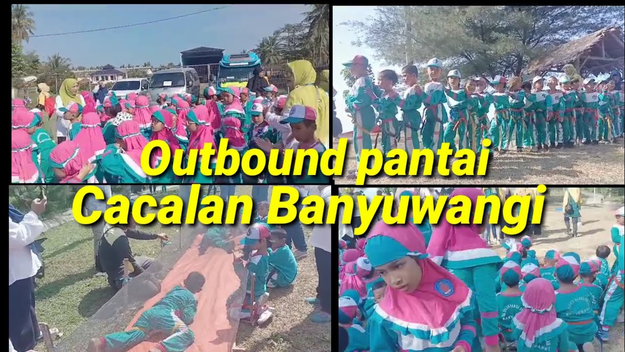 Lepas Pamit kelompok B  KBTK Islam Darul Falah Banjarsari 2023 ll Outbound di pantai Cacalan