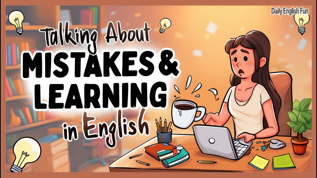 Everyday English: Talking About Mistakes & Learning ✏️💡 | Real English Conversations for Beginners