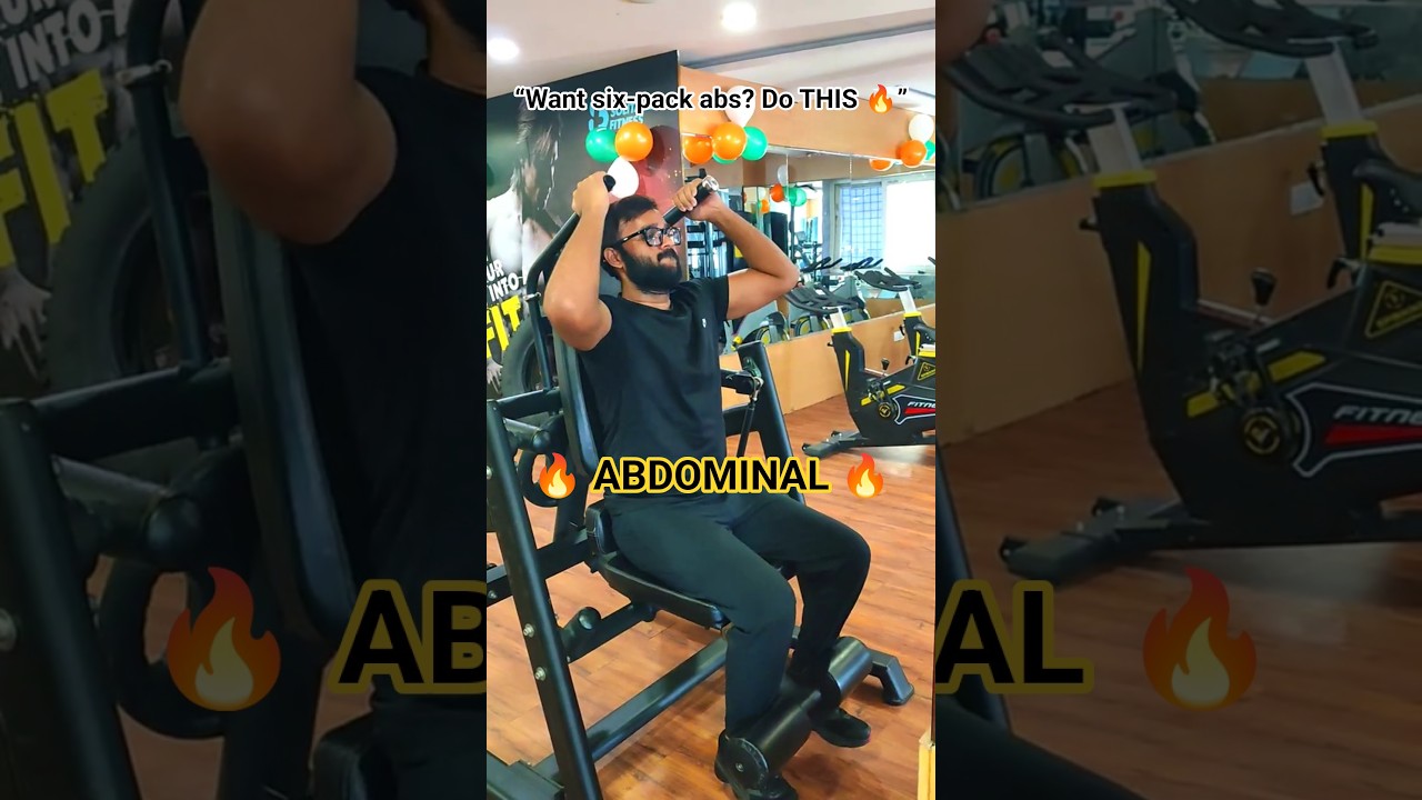 Abdominal Crunch Exercise Machine 💥 Core Strength 