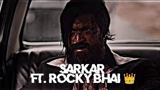 SARKAR •X• ROCKY BHAI ATTITUDE STATUS | KGF ATTITUDE STATUS