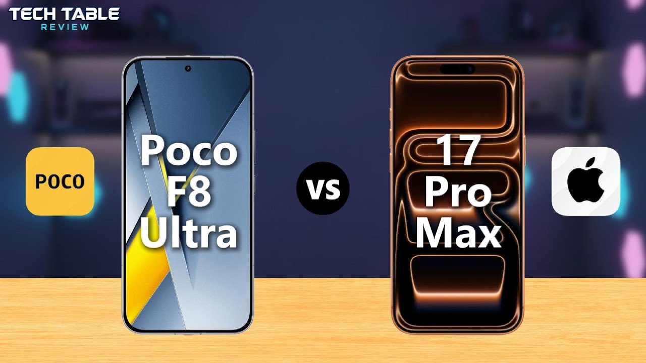 Poco F8 Ultra VS iPhone 17 Pro Max – Can Poco Beat iPhone?