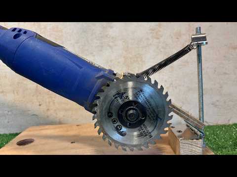 !smart Diy Adapter For Perfect Angle Grinder Cuts