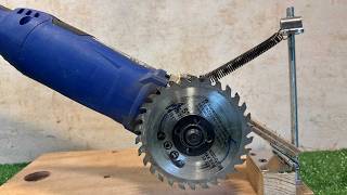 Diy Angle Grinder Adapter Fast Accurate Cuts