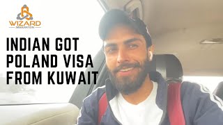 Poland Work Visa Approved - Applicant From India - Wizard Immigration Services