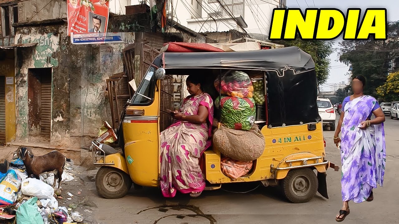 Вы не поверите, что это ИНДИЯ 🇮🇳 | Настоящая уличная жизнь 4K