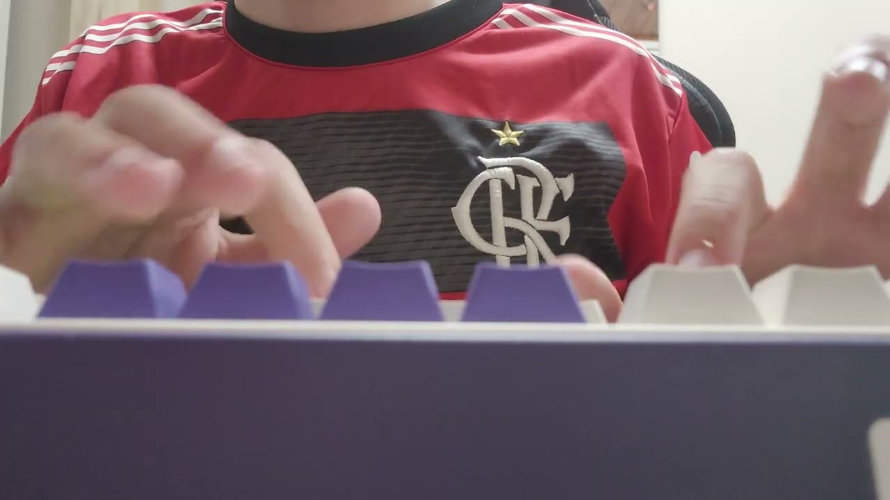 ASMR escribiendo en Teclado mecánico Royal Kludge. ASMR NO TALKING.