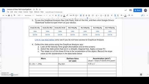ABP Freefall Data Collection - Slope Method
