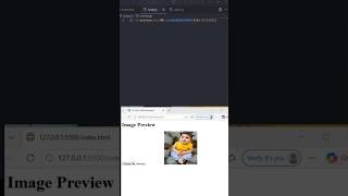 Image preview code #javascript