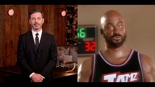 Jimmy kimmel and fallon are apologizing for a karl malone skit that
portrays in blackface took place on "the man show" nearly 20 year...