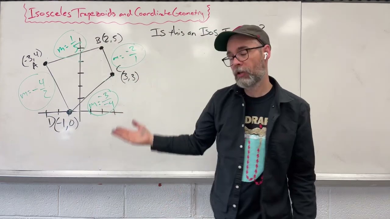 Geometry - Isosceles Trapezoids and Coordinate Geometry