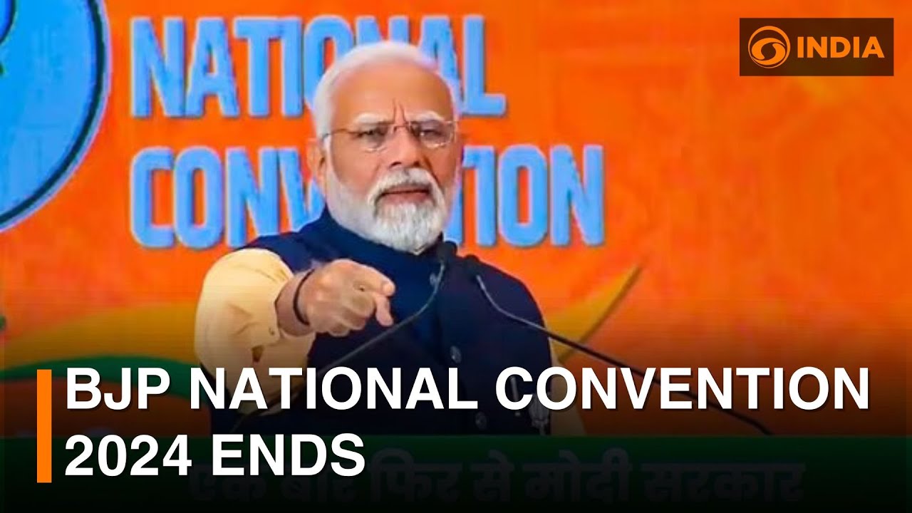 BJP National Convention 2024 ends & more updates | DD India
