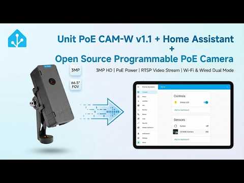 【Home Assistant】Unit PoE CAM-W v1.1 Home Assistant Integration