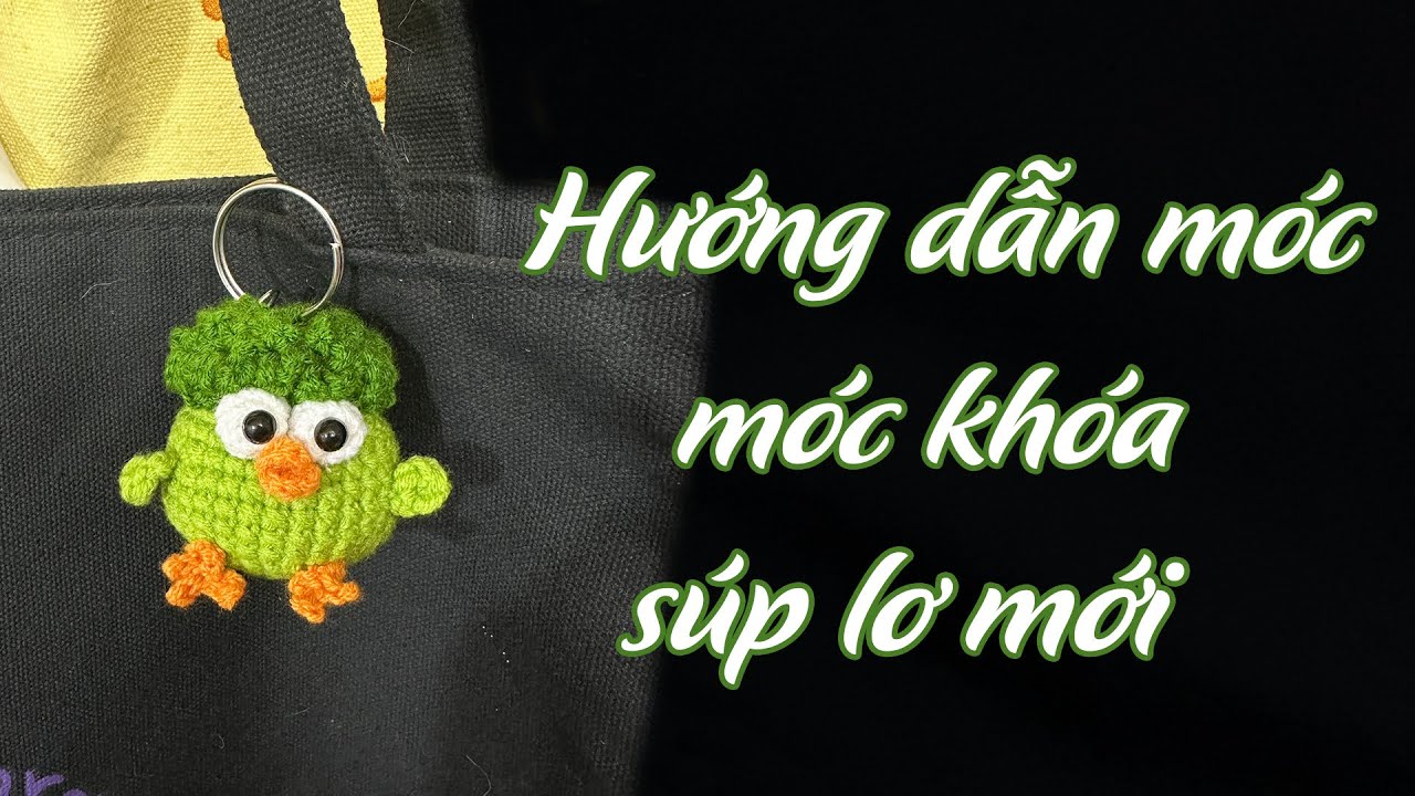 Hướng dẫn móc súp lơ xanh kiểu mới 🥦🥦🥦 | Móc móc khóa bằng len cho người mới bắt đầu