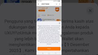 UXUY WALLET MINING END #cryptocurrency #crypto #uxuy