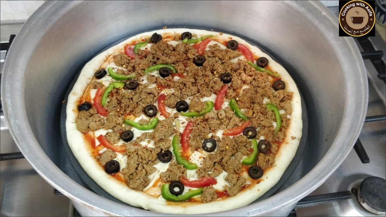 Pizza - Mutton Keema Pizza Recipe 