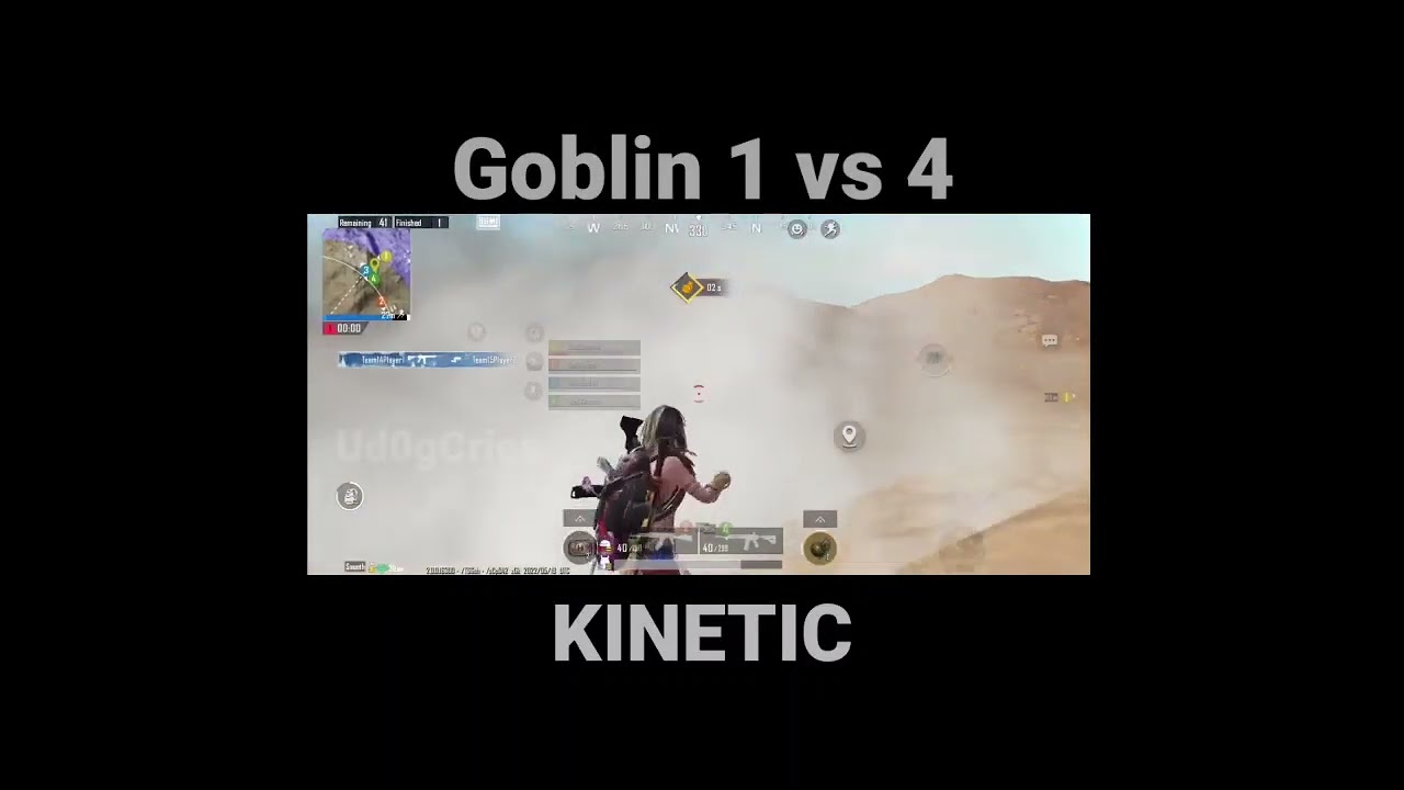 POV 1vs4 Kinetic💥Goblin BMPS Domination 