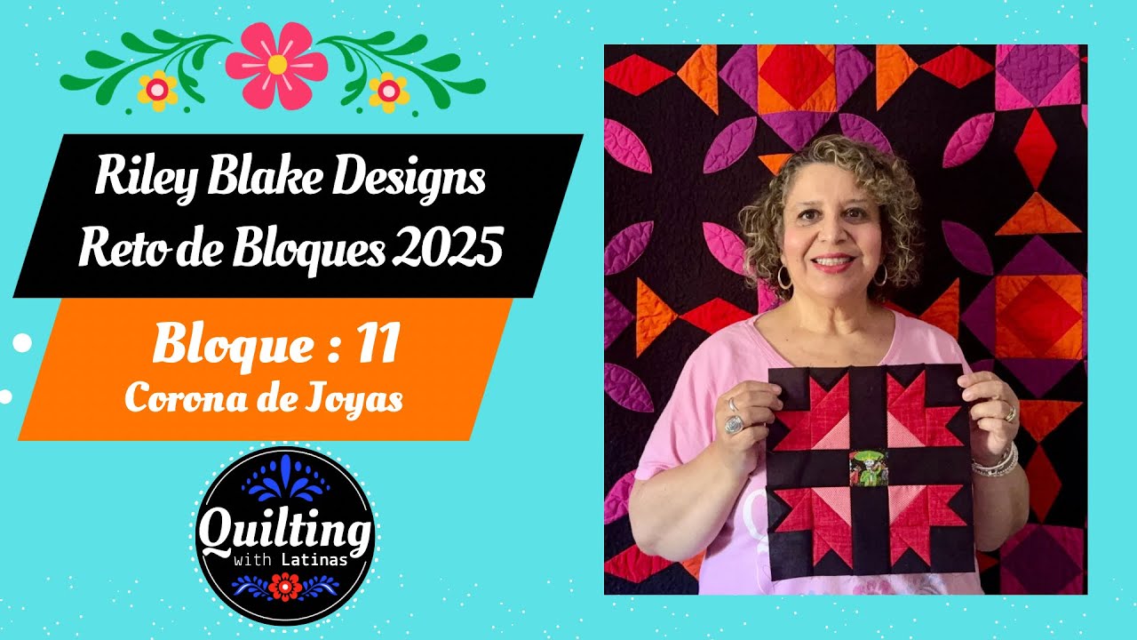 Cómo Lograr Precisión en Patchwork | Bloque 11 Corona de Joyas