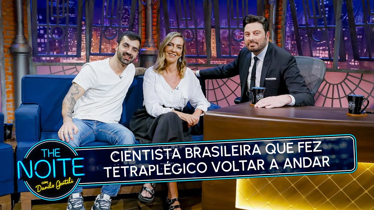 Entrevista com Bruno e Dra. Tatiana, a cientista que fez tetraplégico andar  | The Noite (01/10/25)