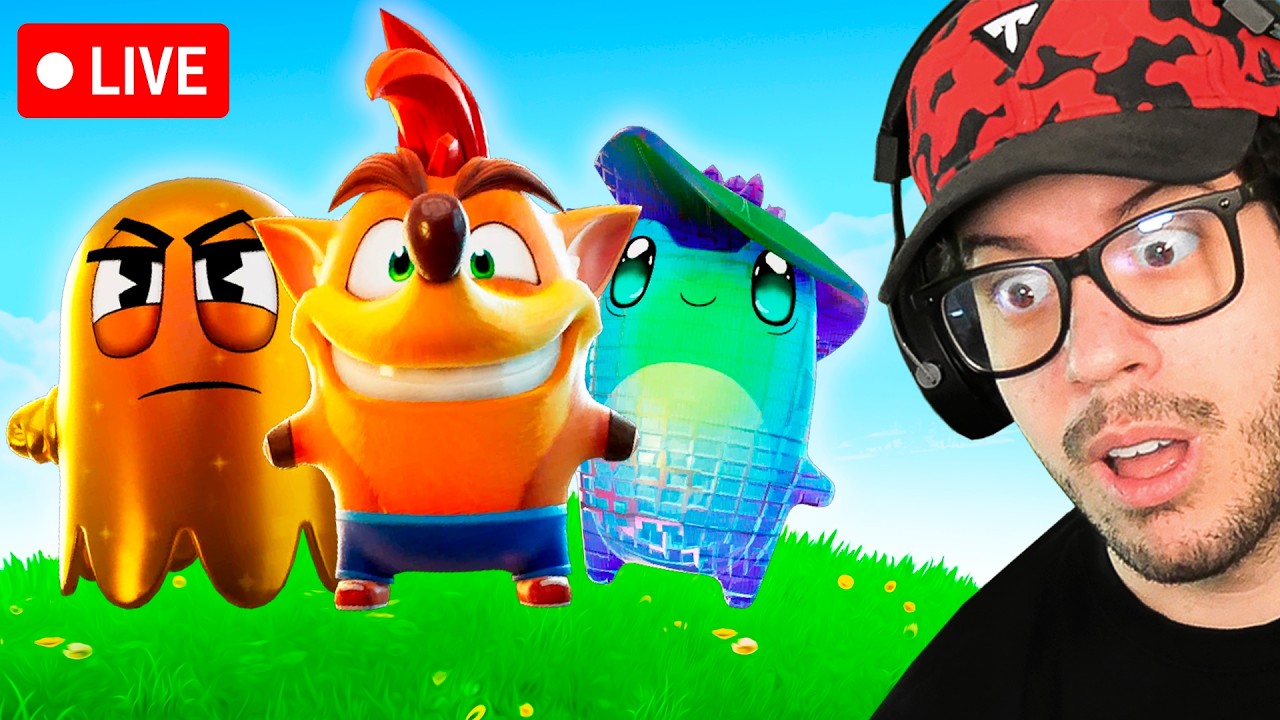 🔴 LIVE! - HUNTING *NEW SPRITES* in FORTNITE! SOLO *KINGDOM HEARTS* TOURNAMENT!