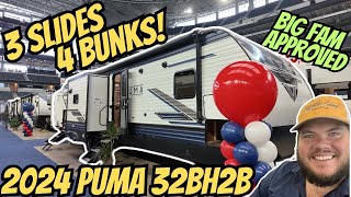 2024 Puma 32BH2B | 3 Slide RV for a HUGE FAMILY! by The RV Hunter 1,358 views 3 weeks ago 12 minutes, 6 seconds