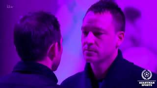 Staring contest between two soccer heros ( lampard and terry)