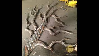 How it's made  Making of Tree branches in metal