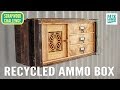 Wall Cabinet from Recycled Ammo Box - Scrapwood Challenge Ep26