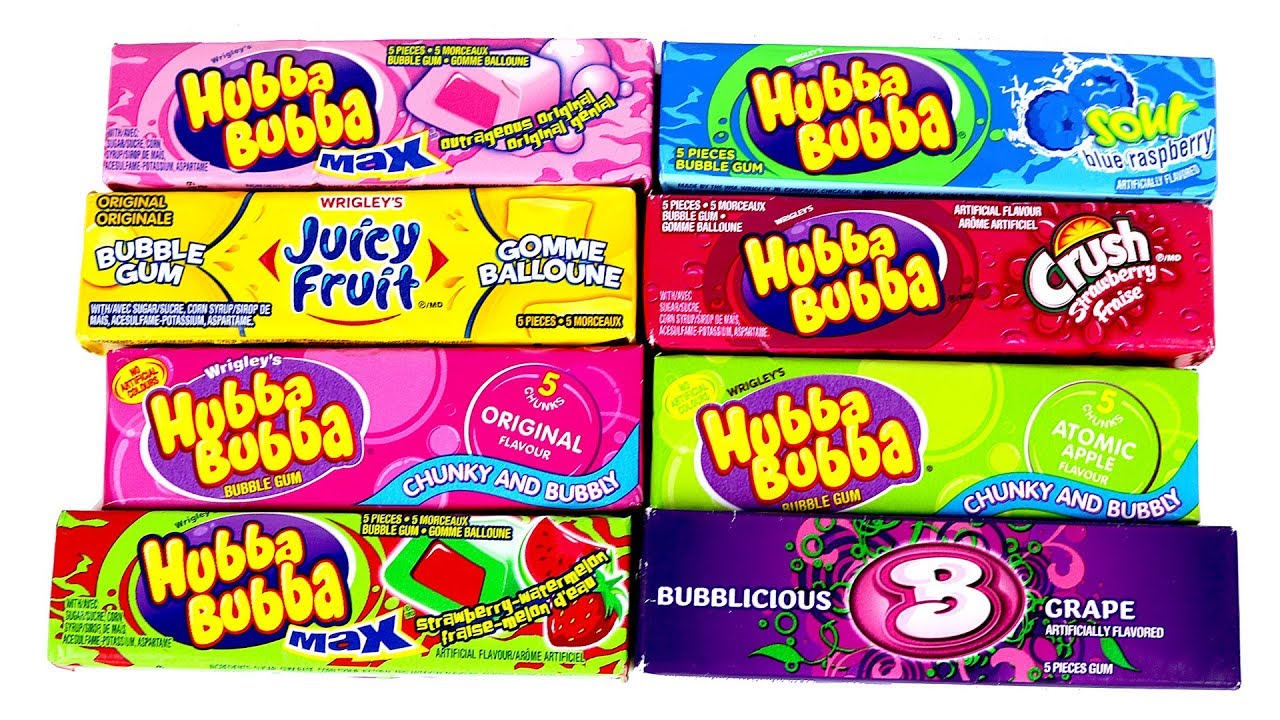 Hubba Bubba Max Outrageous Original Bubble Gum 9ct 