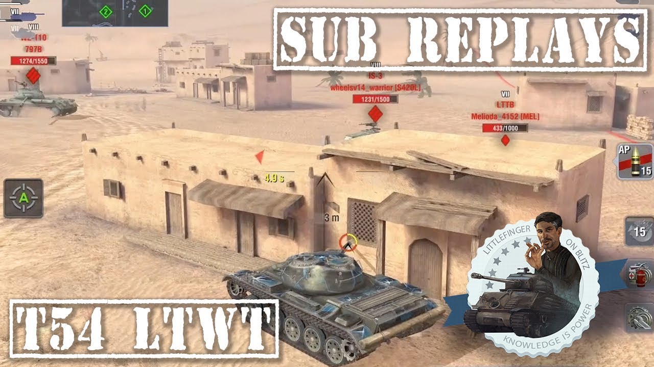 wotblitz Subscriber Replay T54 ltwt - 4k Mastery ||WOT Blitz||