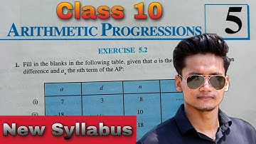 Class 10 Ex-5.2 Q1 to Q10 Arithmetic Progression Chapter 5 maths NCERT NEW Syllabus CBSE Rajmith