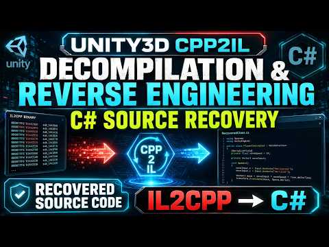 CPP2IL: 2026 Unity IL2CPP Reverse Engineering CPP2IL Decompilation C# Source Recovery Unity3D IL2CPP