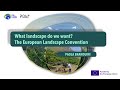 What Landscape Do We Want The European Landscape Convention Paola Branduini SPA What Landscape Do We Want The European Landscape Convention Paola Branduini SPA